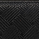 BOTTEGA VENETA Debossed INTRECCIATO Round Zip Wallet Leather Black Auth bs30450-3