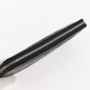 BOTTEGA VENETA Debossed INTRECCIATO Round Zip Wallet Leather Black Auth bs30450-6