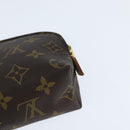 LOUIS VUITTON Monogram Pochette Cosmetic PM Cosmetic Pouch M47515 Auth bs30451-14