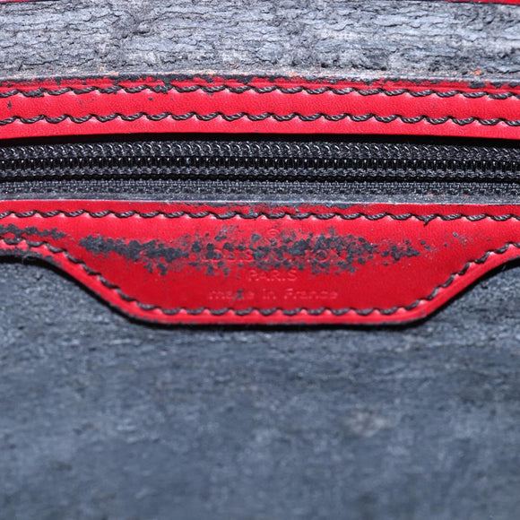 LOUIS VUITTON Epi Sac PlatPM Hand Bag Red M5274E LV Auth bs30455