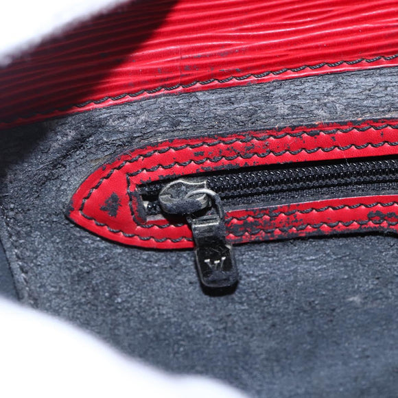 LOUIS VUITTON Epi Sac PlatPM Hand Bag Red M5274E LV Auth bs30455