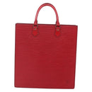 LOUIS VUITTON Epi Sac PlatPM Hand Bag Red M5274E LV Auth bs30455-13