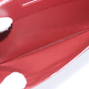 CARTIER Must Line Clutch Bag Leather Bordeaux Gold Auth bs30457-19