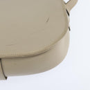 Christian Dior Shoulder Bag Leather Beige Gold Auth bs30458-17