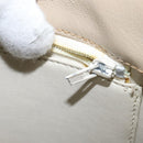Christian Dior Shoulder Bag Leather Beige Gold Auth bs30458-11