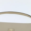 Christian Dior Shoulder Bag Leather Beige Gold Auth bs30458-14