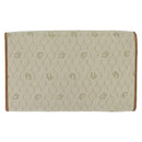 Christian Dior Honeycomb Canvas Chain Shoulder Bag Beige Auth bs30461-2