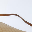 CELINE Macadam Canvas Shoulder Bag Beige Gold Auth bs30462-8