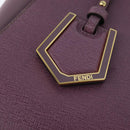 FENDI PETITE 2JOURS Hand Bag Leather Purple Gold Auth bs30463-18