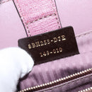FENDI PETITE 2JOURS Handtas Leer Paars Goud Auth bs30463-12