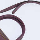 FENDI PETITE 2JOURS Handtas Leer Paars Goud Auth bs30463-14
