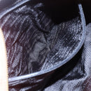 PRADA Chain Quilted Tote Bag Nylon Orange Gold Auth bs30467-21