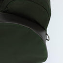 PRADA Backpack Nylon Leather Khaki Auth bs30468-16