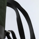 PRADA Backpack Nylon Leather Khaki Auth bs30468-14