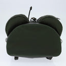 PRADA Backpack Nylon Leather Khaki Auth bs30468-5