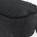 PRADA Beads Fringe Tote Bag Nylon Black Silver Auth bs30470-9