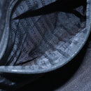 PRADA Beads Fringe Tote Bag Nylon Black Silver Auth bs30470-21