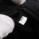 PRADA Beads Fringe Tote Bag Nylon Black Silver Auth bs30470-12