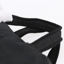 PRADA Beads Fringe Tote Bag Nylon Black Silver Auth bs30470-8