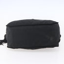 PRADA Beads Fringe Tote Bag Nylon Black Silver Auth bs30470-5