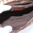 Burberrys Nova Check Shoulder Bag PVC Beige Gold Auth bs30473-10