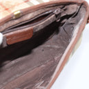 Burberrys Nova Check Shoulder Bag PVC Beige Gold Auth bs30473-20