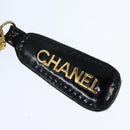 CHANEL Briefcase Patent leather Black Gold CC Auth bs30475-8