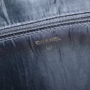 CHANEL Briefcase Patent leather Black Gold CC Auth bs30475-9