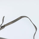 Salvatore Ferragamo Gancini Hand Bag Leather 2way Silver Auth bs30477-9