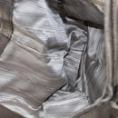 Salvatore Ferragamo Gancini Hand Bag Leather 2way Silver Auth bs30477-20