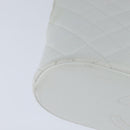 CHANEL Matelasse Tote Bag Caviar Skin White CC Auth bs30478-15