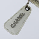 CHANEL Matelasse Tote Bag Caviar Skin White CC Auth bs30478-10