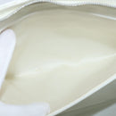 CHANEL Matelasse Tote Bag Caviar Skin White CC Auth bs30478-21