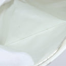 CHANEL Matelasse Tote Bag Caviar Skin White CC Auth bs30478-22