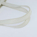 CHANEL Matelasse Tote Bag Caviar Skin White CC Auth bs30478-7