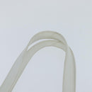 CHANEL Matelasse Tote Bag Caviar Skin White CC Auth bs30478-8
