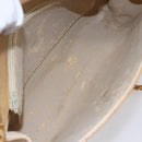 CHANEL Matelasse Chain Shoulder Bag Lamb Skin Beige Gold CC Auth bs30479-11