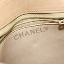 CHANEL Matelasse Waist Pouch Lamb Skin Beige Gold CC Auth bs30480-18