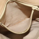 CHANEL Matelasse Waist Pouch Lamb Skin Beige Gold CC Auth bs30480-12