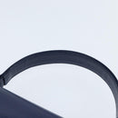 VALENTINO Medal Hand Bag Leather Blue Gold Auth bs30482-8