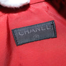 CHANEL Travel Line Boston Bag Nylon Black Silver CC Auth bs30483-15