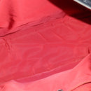 CHANEL Travel Line Boston Bag Nylon Black Silver CC Auth bs30483-16