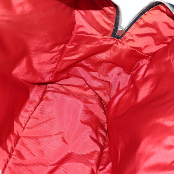 CHANEL Travel Line Boston Bag Nylon Black Silver CC Auth bs30483