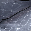 CHANEL Travel Line Boston Bag Nylon Black Silver CC Auth bs30483-21