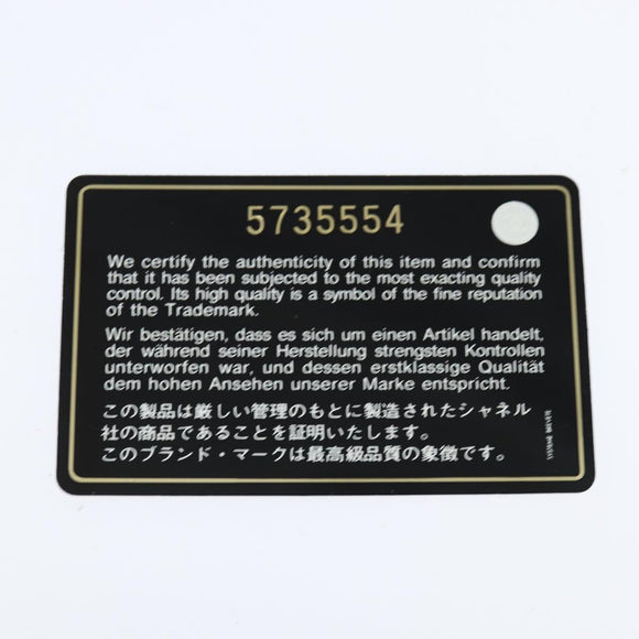 CHANEL Travel Line Boston Bag Nylon Black Silver CC Auth bs30483