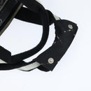 CHANEL Travel Line Boston Bag Nylon Black Silver CC Auth bs30483-7