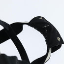 CHANEL Travel Line Boston Bag Nylon Black Silver CC Auth bs30483-8