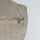 CHANEL New Travel Line Tote Bag Nylon Beige Gold CC Auth bs30490-12