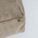 CHANEL New Travel Line Tote Bag Nylon Beige Gold CC Auth bs30490-14