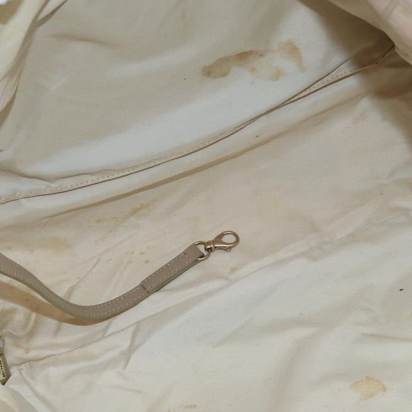 CHANEL New Travel Line Tote Bag Nylon Beige Gold CC Auth bs30490